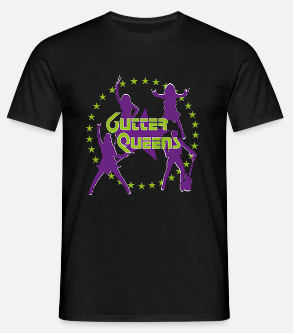Unisex Silhouetten Shirt Purple